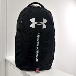 Under Armour Hustle 5.0 Backpack Black/Black/Silver